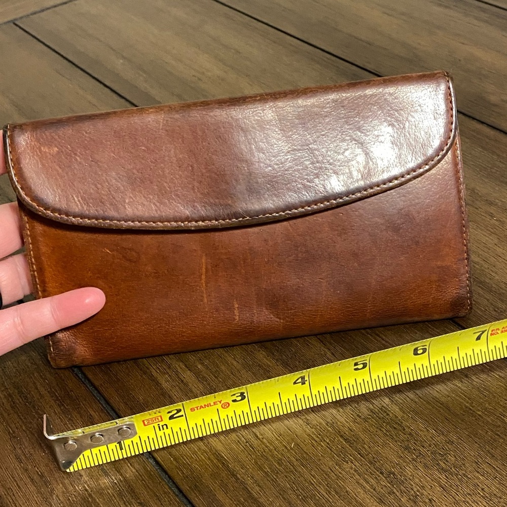Vintage Coach wallet water buffalo